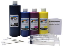 *PIGMENTED* 500ml Black and 250ml Colour Refill Kit for HP 972, 976, 981, 982, 990